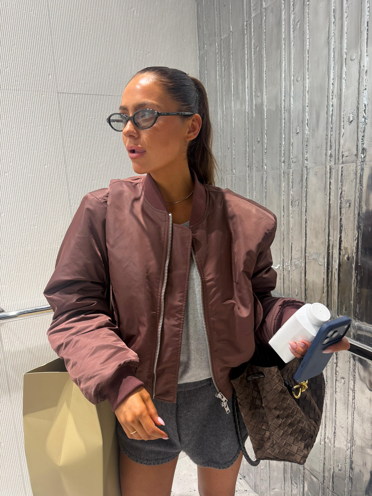 Barolo Cropped Bomber