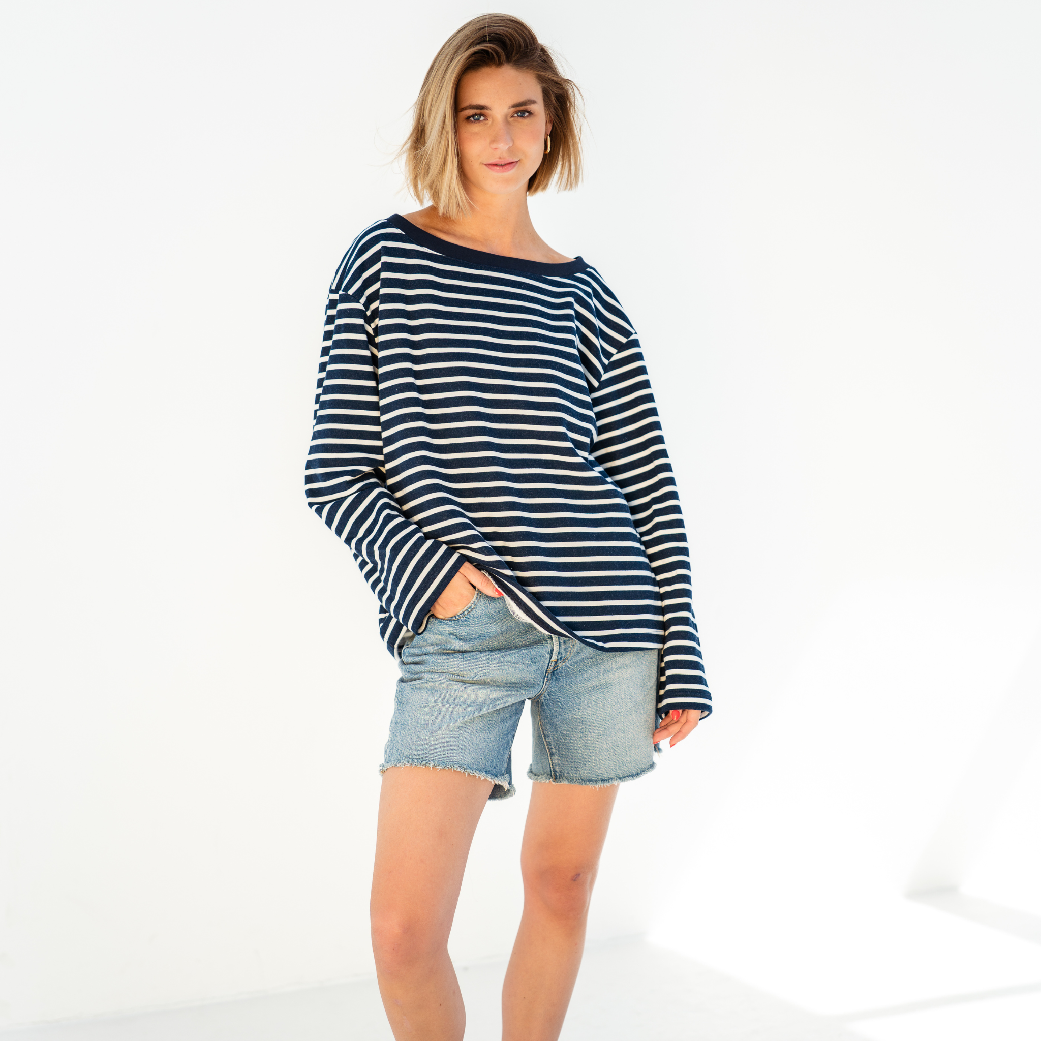 Atlantic Ace Striped Sweatshirt