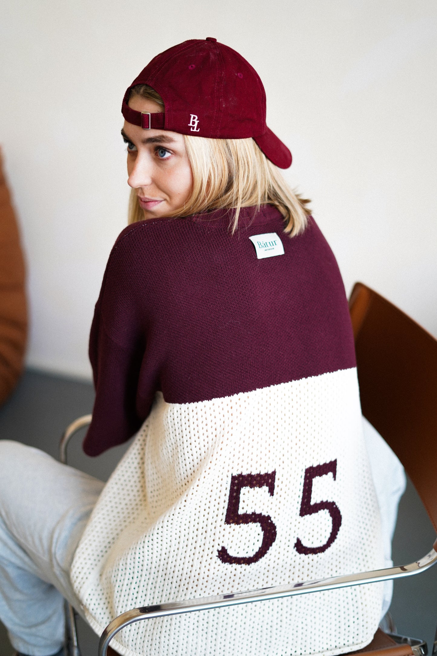 "55 Baseball knit