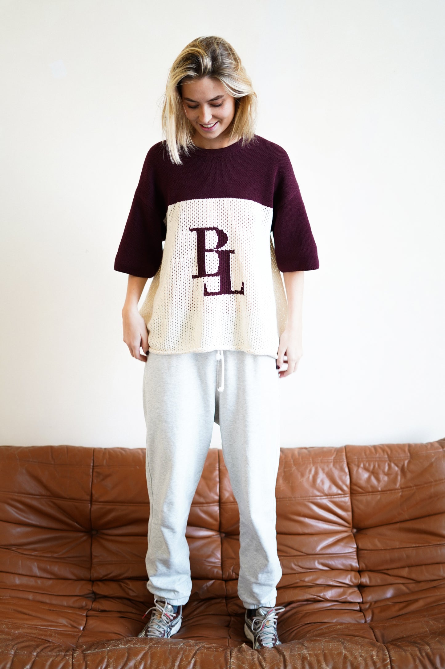 "55 Baseball knit